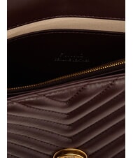 PINKO CLASSIC LOVE ONE Nappa leather bag catawba grapes-antique gold - Women&rsquo;s Bags - 4