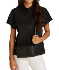 CALVIN KLEIN SCULPTED EW Mini Shoulder Bag on black - Women’s Bags - 4