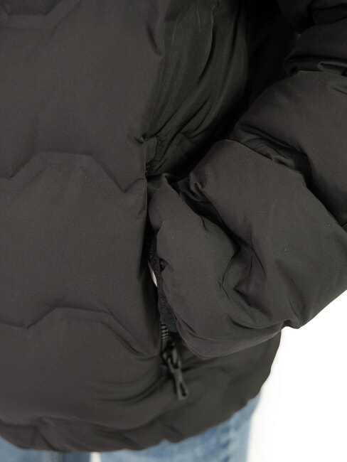 UNCOMMON Quilted down jacket with hood black - Baby Jackets