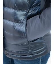 COLMAR PURENESS Bi-material down jacket with hood navy blue - Women's down jackets - 3