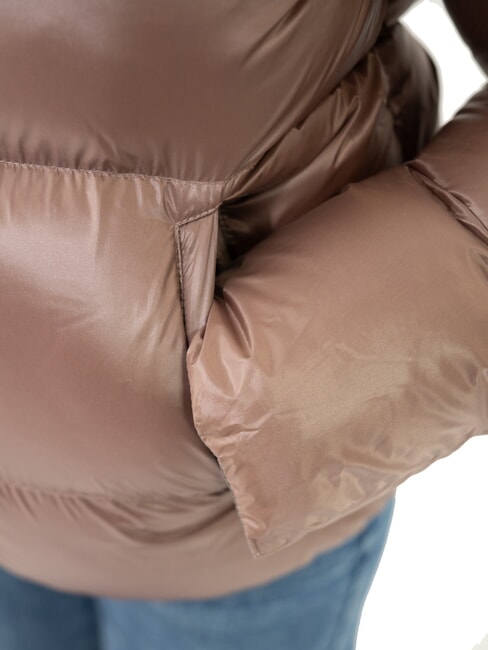 FRIENDLY Down jacket with fur hood medieval - dark steel - Baby Jackets