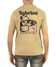 TIMBERLAND ASOS DESIGN 4 Cotton T-shirt with back print lemon pepper - T-shirt - 3