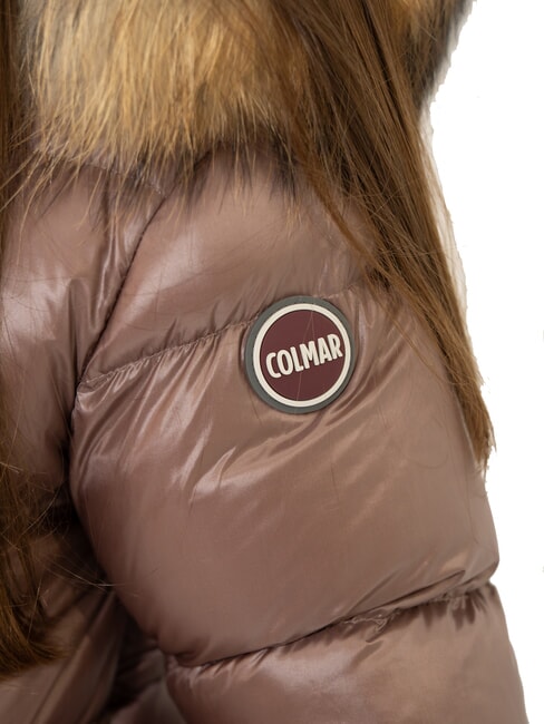 FRIENDLY Down jacket with fur hood medieval - dark steel - Baby Jackets