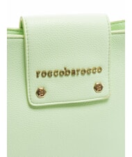 ROCCOBAROCCO GRACE Shoulder bag with studs green - Women’s Bags - 3