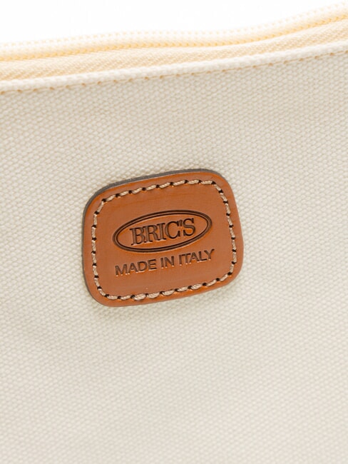 SORRENTO Canvas clutch bag with cuff PANNA - Women’s Bags