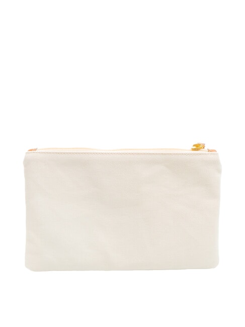 SORRENTO Canvas clutch bag with cuff PANNA - Women’s Bags
