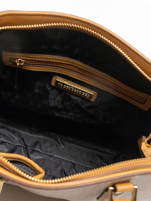 MONOGRAM Logo Hand bag, with shoulder strap natural - Women&rsquo;s Bags