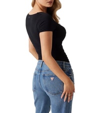 GUESS CHARLOTTE  Low-cut T-shirt jetbla - T-shirt - 2