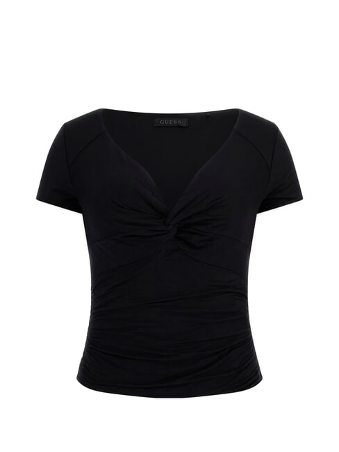 CHARLOTTE  Low-cut T-shirt jetbla - T-shirt