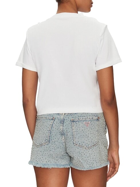 CN SS CROPPED Cotton T-Shirt purwhite - T-shirt