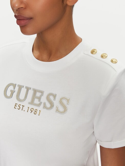 CN SS CROPPED Cotton T-Shirt purwhite - T-shirt