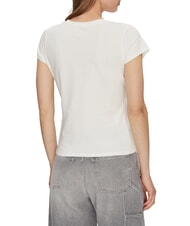 GUESS SS PONY HAIR R5 Cotton T-Shirt cremwhi - T-shirt - 2