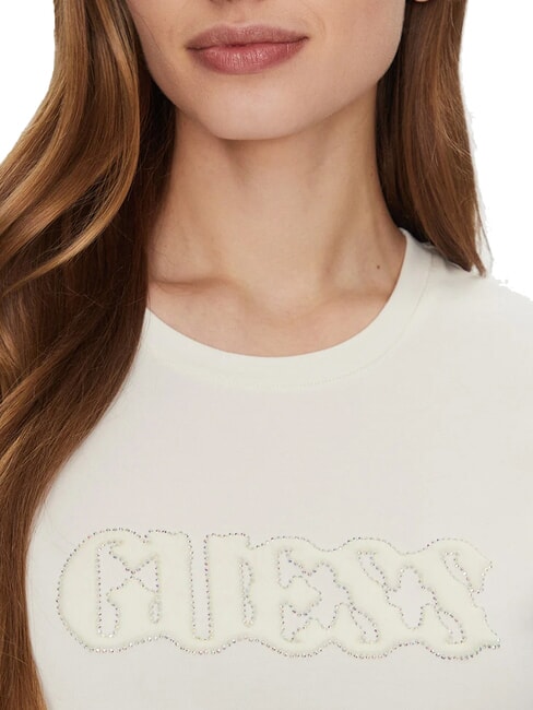 SS PONY HAIR R5 Cotton T-Shirt cremwhi - T-shirt