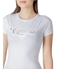 GUESS SS DOT LOGO R3  Short-sleeved T-shirt purwhite - T-shirt - 3