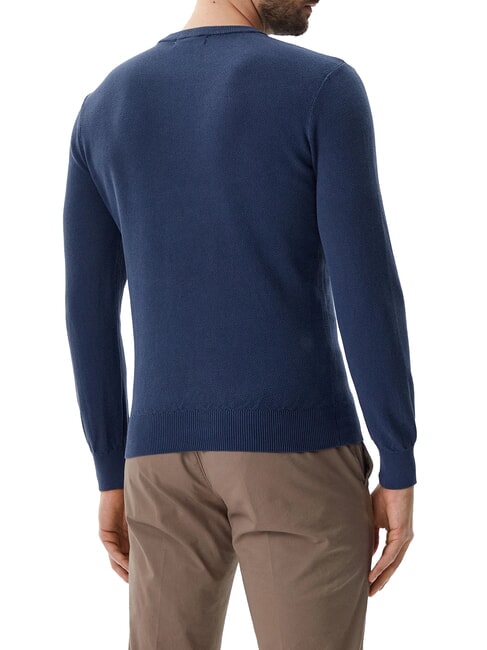 GARFIELD Cotton sweater cave blue - Men's Sweaters