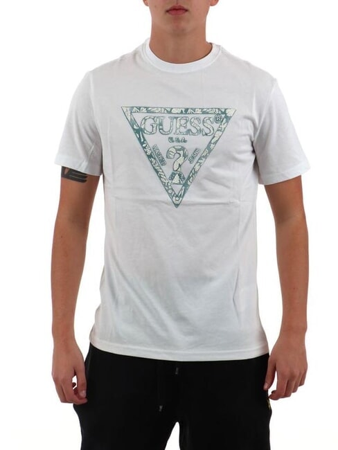 SS CN TRIANGLE Cotton T-Shirt purwhite - T-shirt