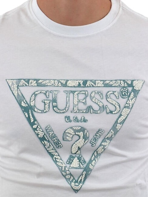 SS CN TRIANGLE Cotton T-Shirt purwhite - T-shirt