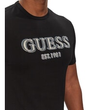 GUESS SS CN LOGO Cotton T-Shirt jetbla - T-shirt - 3