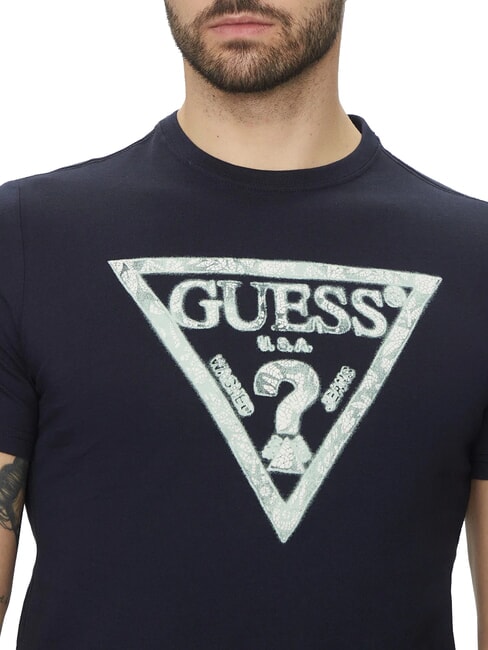 SS CN TRIANGLE Cotton T-Shirt smartblue - T-shirt