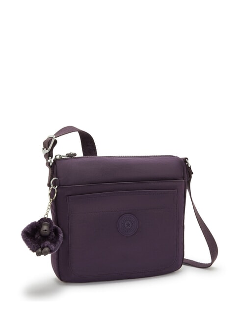 SEBASTIAN Shoulder bag with pocket ultimate plum - Women’s Bags