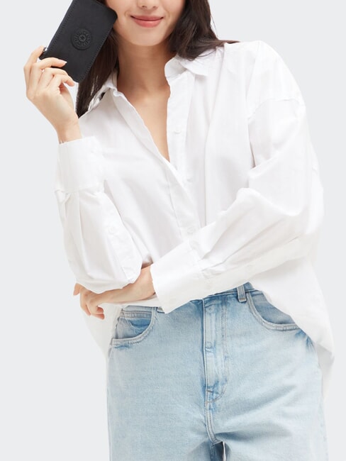 CAMILO Flat card holder with zip black noir - Women&rsquo;s Wallets