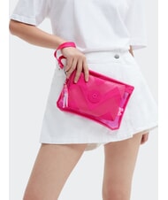 KIPLING DUO POUCH L X BARBIE Two zipped pouches power pink transparent - Kids bags and accessories - 4