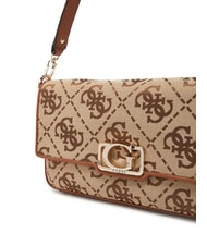 GUESS CIRCE  Shoulder bag, with shoulder strap MILK LOGO - Women’s Bags - 3