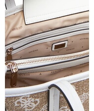 GUESS BEYZA  Shoulder bag white logo - Women&rsquo;s Bags - 3