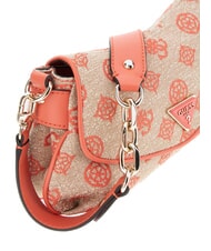 GUESS BEYZA  Shoulder bag coral red logo - Women&rsquo;s Bags - 3
