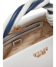 GUESS CRUISE Handbag, with shoulder strap white/navy - Women’s Bags - 3