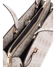 GUESS LORELEI Shoulder bag dark taupe logo - Women’s Bags - 4