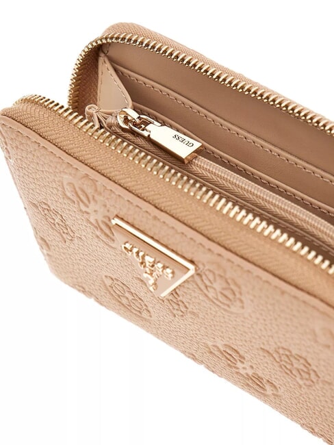 CRESIDIA  Medium zip around wallet BEIGE - Women&rsquo;s Wallets