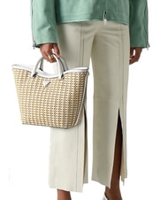 GUESS ATALIA  Handbag, with shoulder strap natural/white - Women&rsquo;s Bags - 4