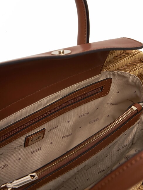 SIMONA  Handbag, with shoulder strap natural / cognac - Women’s Bags