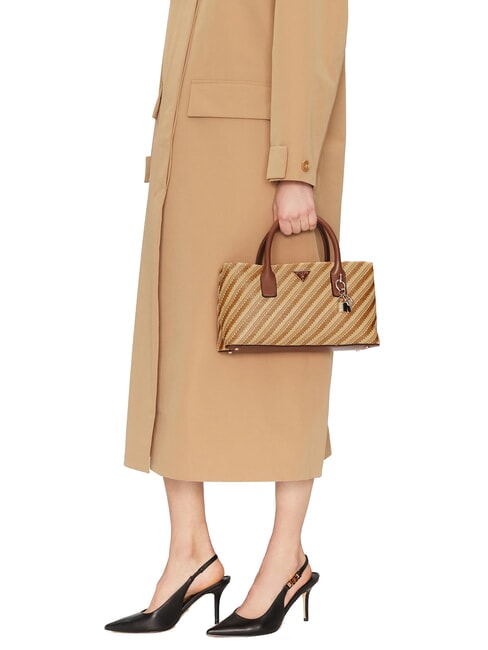 SIMONA  Handbag, with shoulder strap natural / cognac - Women’s Bags