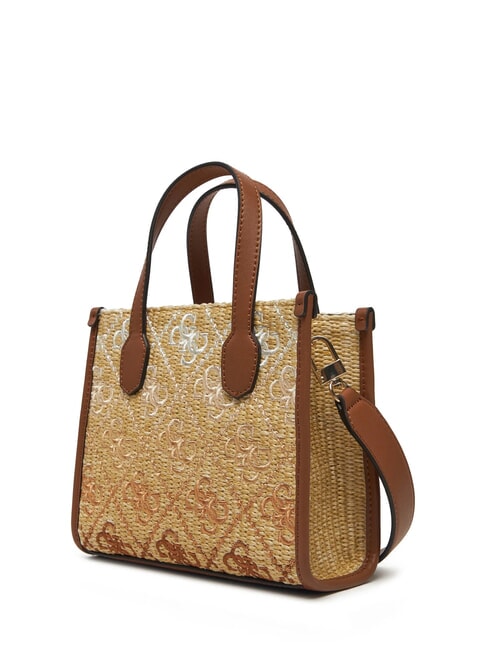 SILVANA Mini Hand Bag, with shoulder strap cognac / olives - Women&rsquo;s Bags