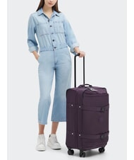 KIPLING SPONTANEOUS Medium size trolley ultimate plum - Semi-rigid Trolley Cases - 8