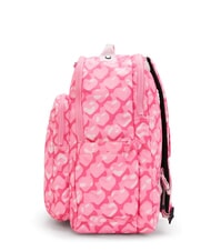 KIPLING SEOUL COLLEGE Backpack with 15" laptop pocket adorable hearts - Backpacks & School and Leisure - 4