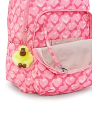 KIPLING SEOUL COLLEGE Backpack with 15" laptop pocket adorable hearts - Backpacks & School and Leisure - 5