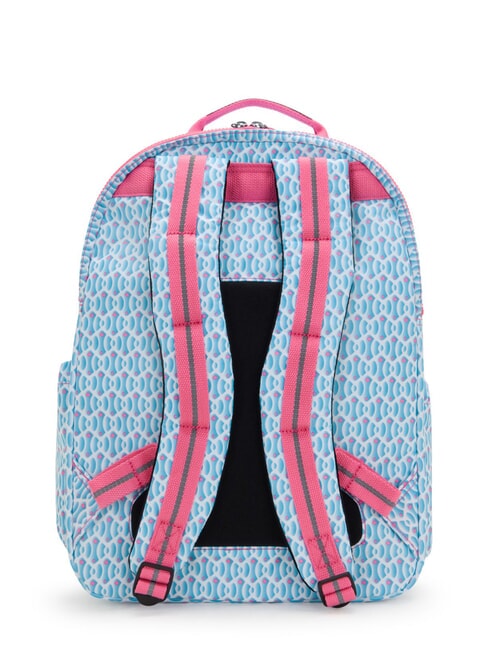 SEOUL COLLEGE Backpack with 15" laptop pocket dreamy geo combo - Backpacks & School and Leisure