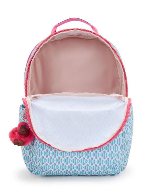 SEOUL COLLEGE Backpack with 15" laptop pocket dreamy geo combo - Backpacks & School and Leisure