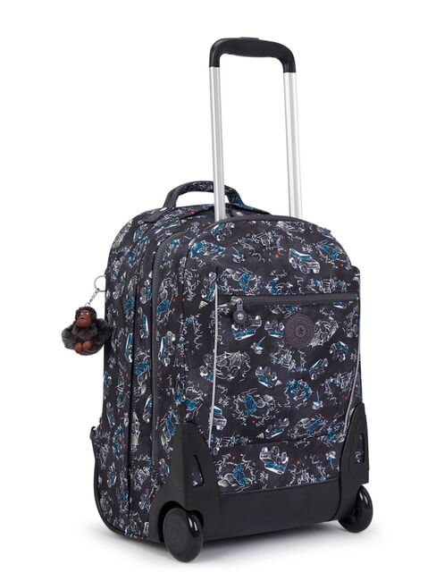 SARI Trolley backpack printed jungle fun race - Backpack trolleys