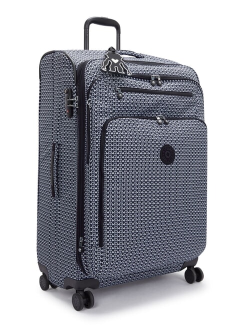 NEW YOURI SPIN L Large size trolley signature print - Semi-rigid Trolley Cases