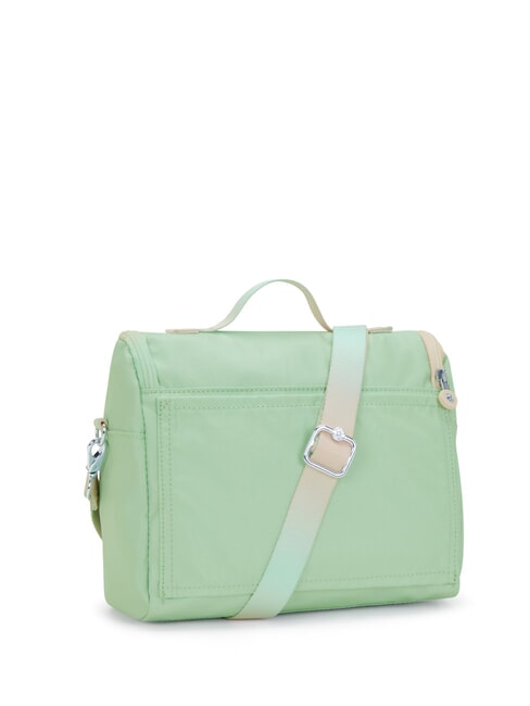 NEW KICHIROU Lunch bag with shoulder strap soft green metallic - Kids bags and accessories