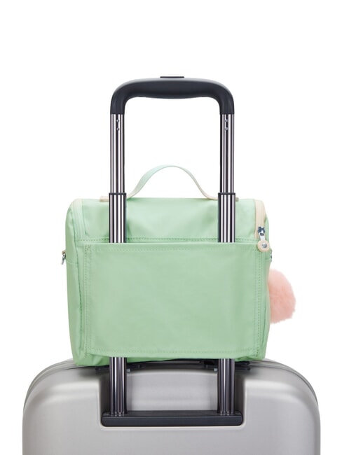 NEW KICHIROU Lunch bag with shoulder strap soft green metallic - Kids bags and accessories