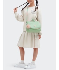 KIPLING NEW KICHIROU Lunch bag with shoulder strap soft green metallic - Kids bags and accessories - 7