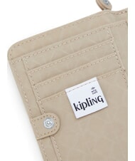 KIPLING MONEY LOVE Medium wallet signature beige embossed - Women’s Wallets - 3