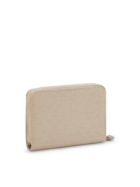 MONEY LOVE Medium wallet signature beige embossed - Women’s Wallets
