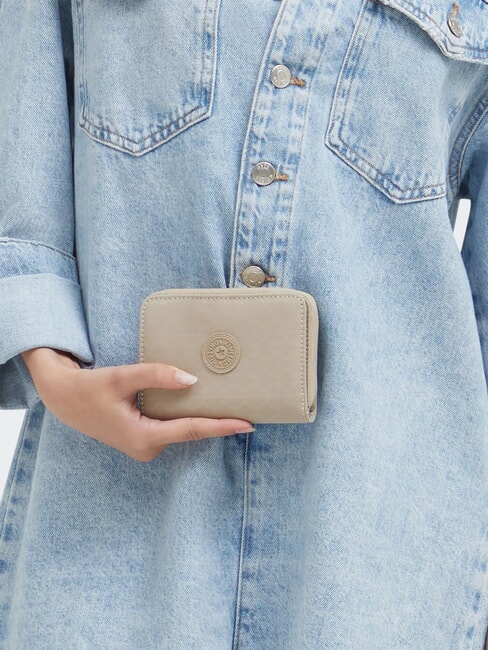 MONEY LOVE Medium wallet signature beige embossed - Women’s Wallets