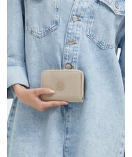 KIPLING MONEY LOVE Medium wallet signature beige embossed - Women’s Wallets - 6